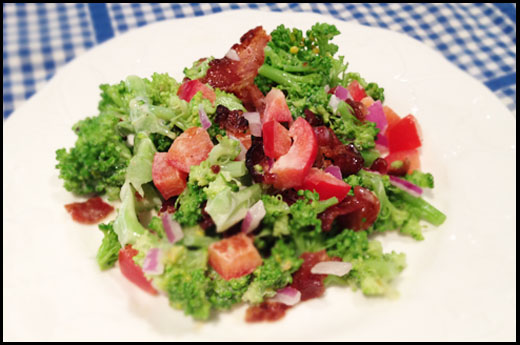 Broccoli and Bacon Summer Salad