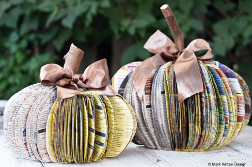 Phone Book Pumpkins