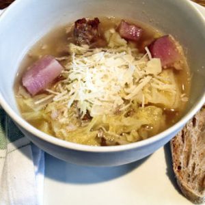 Sausage, Potato, and Cabbage Soup
