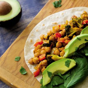 Roasted Chickpea and Broccoli Burritos to Swear By