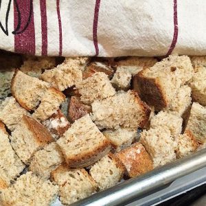 Homemade Bread Cubes and Bread Crumbs (for Stuffing)