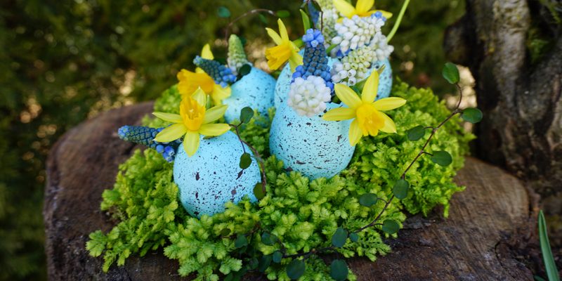 Easter Craft: Eggshell Vases