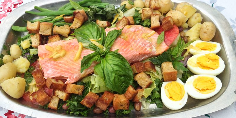 Homemade Salmon Niçoise Salad