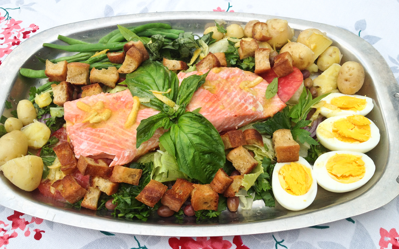Salmon Nicoise Salad