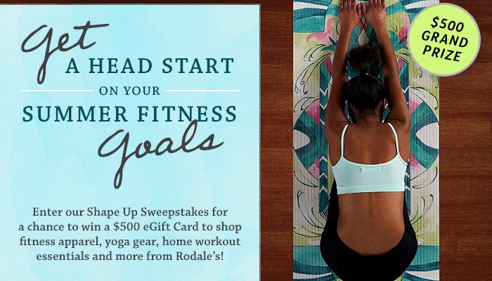 Spring Shape Up Sweepstakes