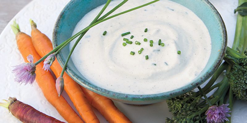 Fourth of July Superfood Dip Recipe: Cauliflower Ranch