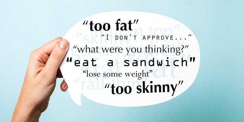 Thou Shalt Not Be Judged: Thoughts on Online Body Shaming
