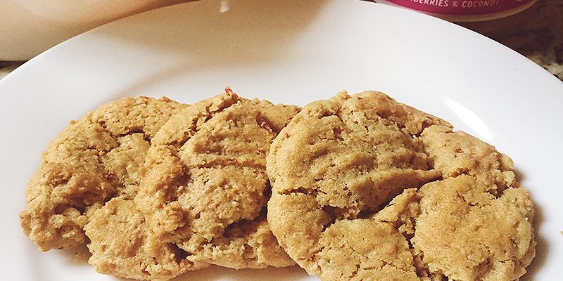 Crave-worthy Cranberry & Coconut Peanut Butter Cookies