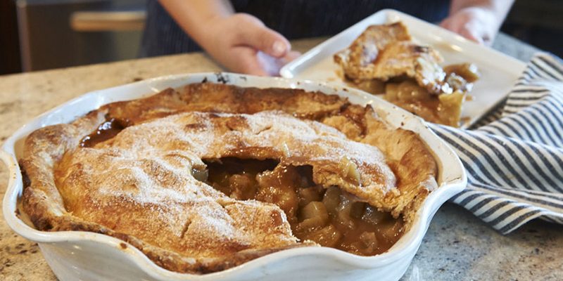 Rustic Caramel-Apple Pie