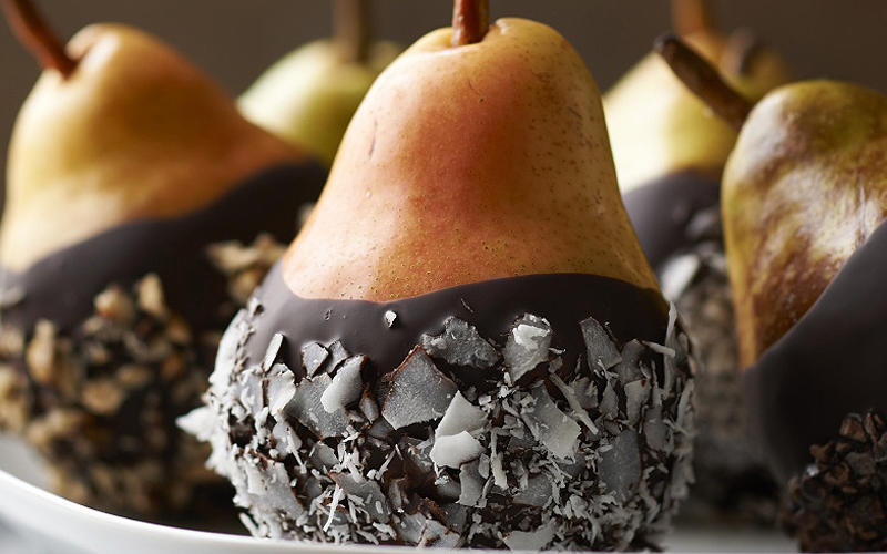 Chocolate Dipped Pears Recipe