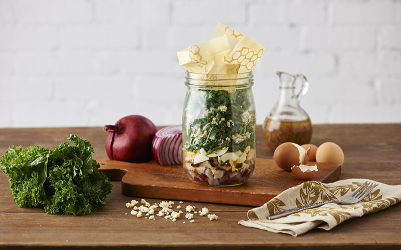 Mason Jar Kale Salad Recipe
