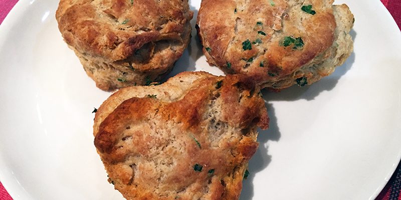 Moist and Wholesome Herbed Biscuits from Scratch