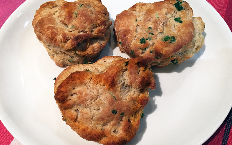 Herbed Biscuits from Scratch