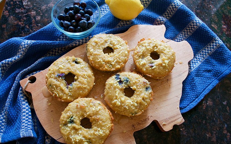 Lemon Blueberry Donut Recipe