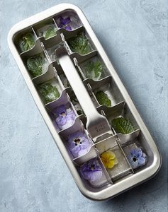 Floral Ice Cubes