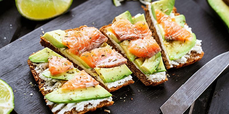 Smoked Salmon & Avocado Tartine